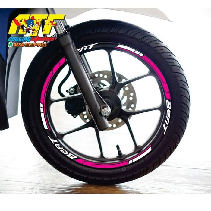 Lis velg beat sticker velg beat Lis velg motor