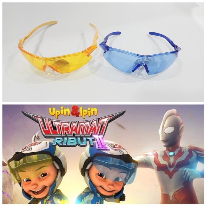 kacamata anak upin & ipin ultraman ribut / kaca mata karakter murah