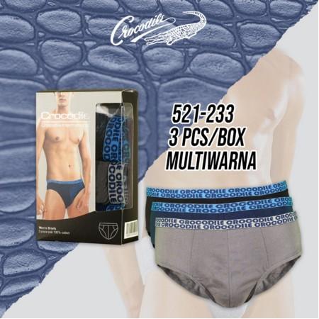 Celana Dalam Crocodile 521-233 isi 3 pcs