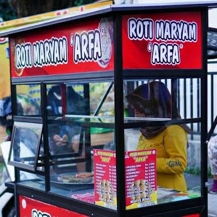 Gerobak Alumunium Jualan bahan ACP