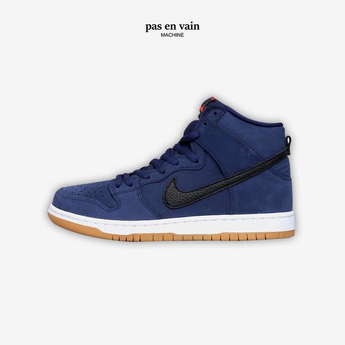 Nike SB Dunk High Pro Iso Midnight Navy 100% Original