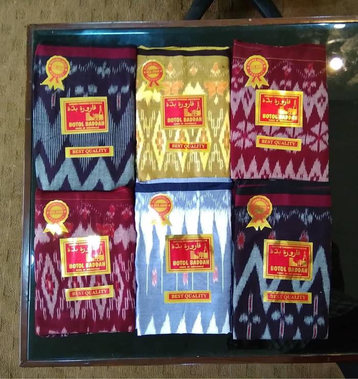 Sarung Tenun Goyor Botol Baddah ATBM Tegal