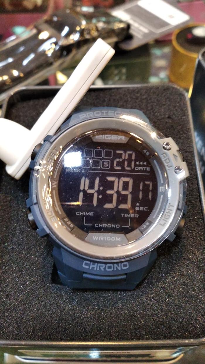 Jam Tangan Eiger Blanca-MDW Watch Navy 91000 6509 Original Cowok