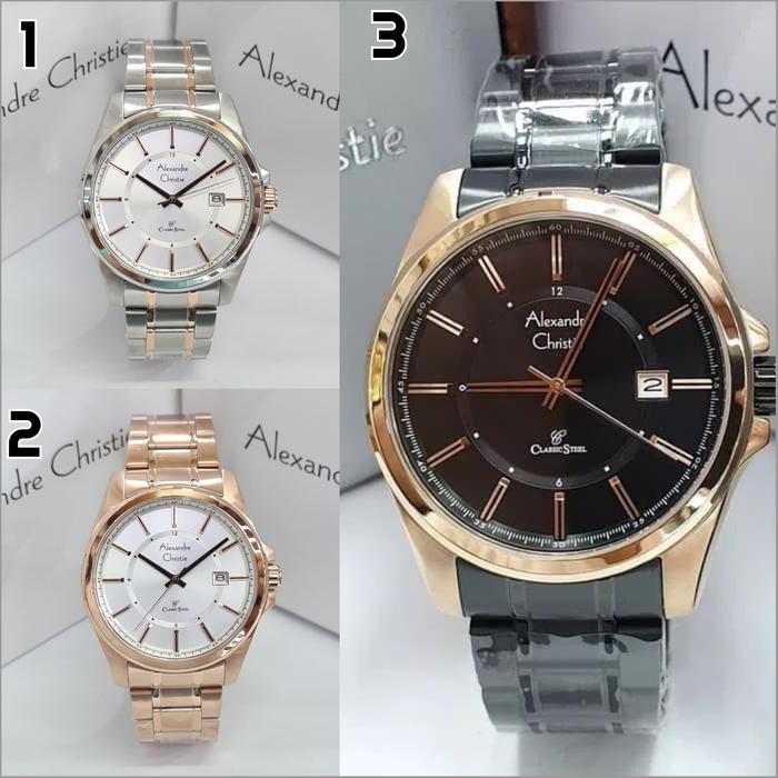Jam Tangan Pria Alexandre Christie 8502 AC 8502 AC8502 | Original
