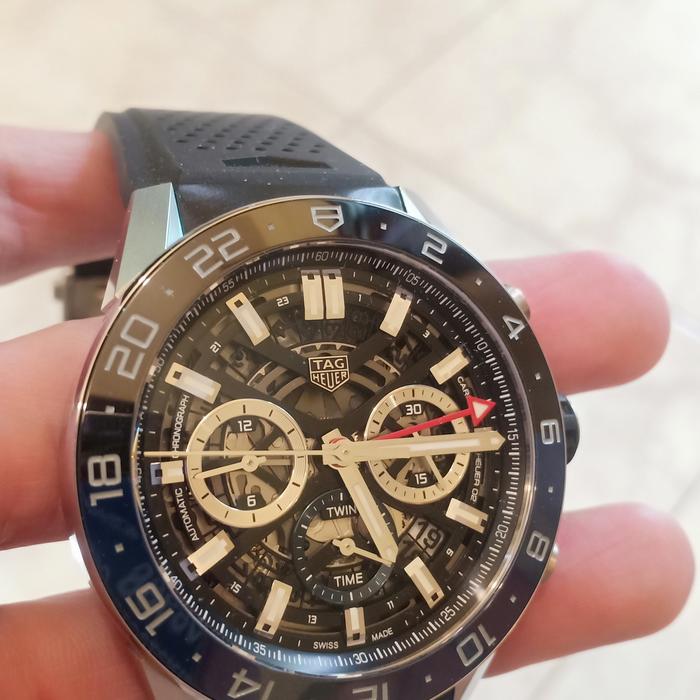 tag heuer carrera heuer 02 batman rubber 2019
