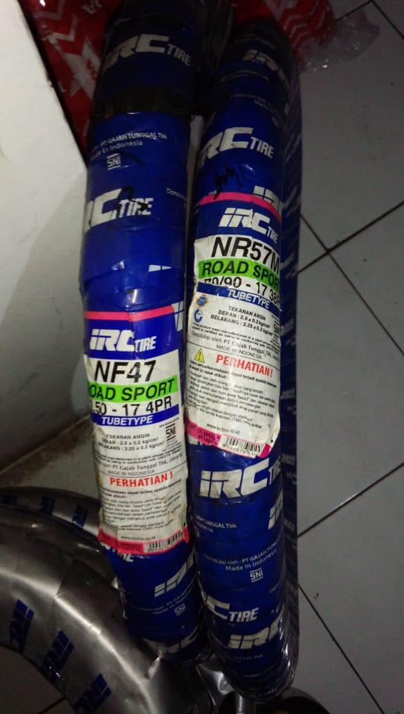 BAN DEPAN BELAKANG IRC BAN DEPAN BELAKANG IRC RING 17