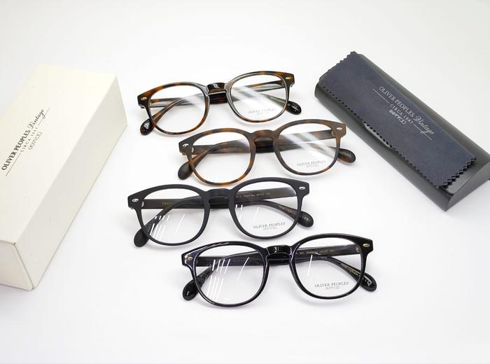 Premium Kacamata Oliver P Shelldrake lensa Essilor Element Blue Light