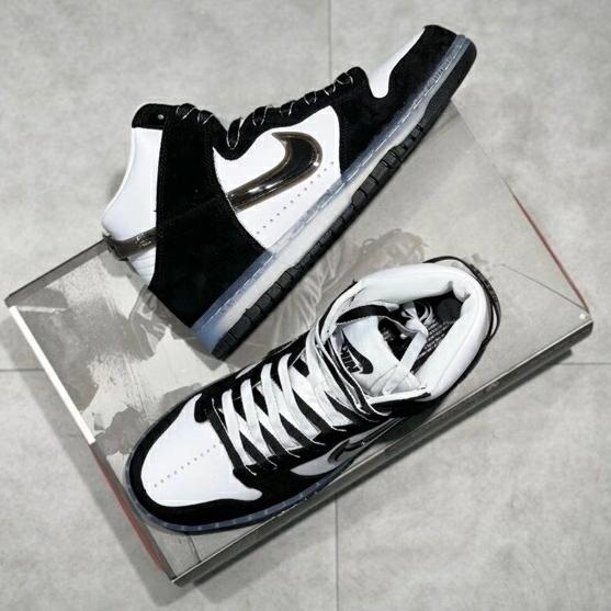 Nike Dunk High Slam Jam White Black