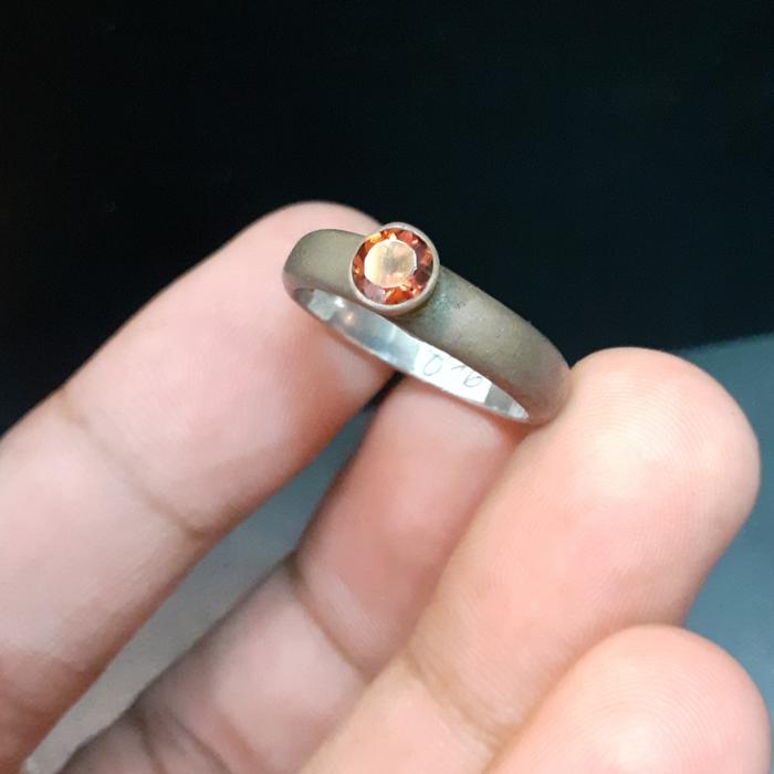 CINCIN PERAK NATURAL GARNET STONE