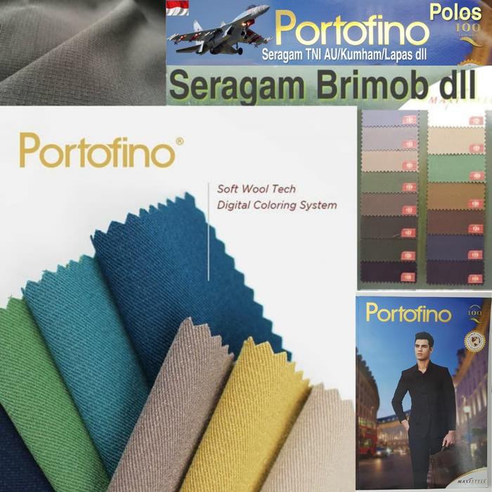 Kain Portofino By Maxistyle Bahan Seragam Polri, PNS, TNI per YARD