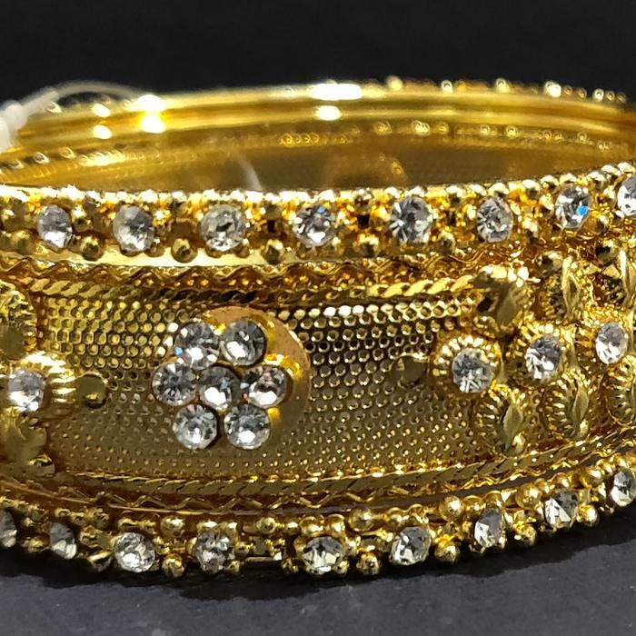 Gelang Mas Set 3 Mata Putih Dubai