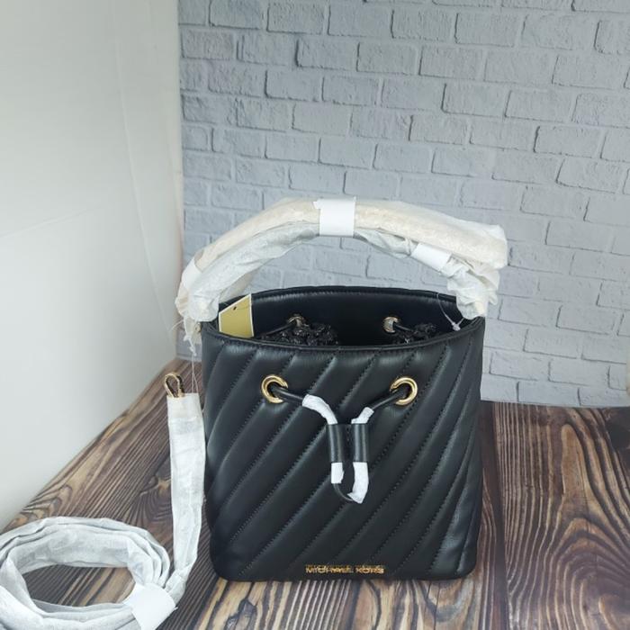 TAS WANITA MICHAEL KORS ORI MK SURI BUCKET BAG LEATHER