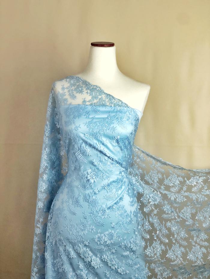 Kain Kebaya BROKAT TILE PRANCIS motif Casablanca 50cm