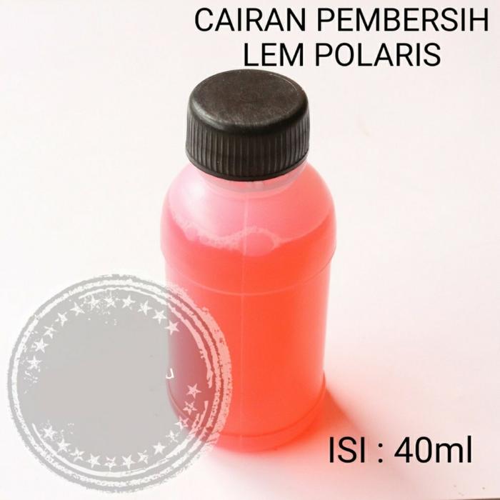 CAIRAN PEMBERSIH LEM POLARIS POLARIZER PADA KACA PANEL LCD