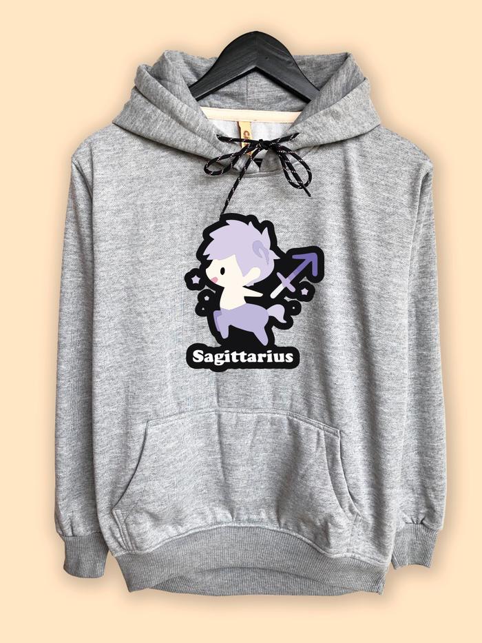 Jaket Hoodie premium Zodiak bintang Sagitarius sagittarius