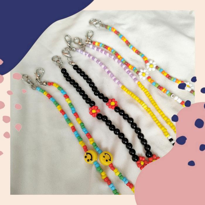 Strap masker manik / Strap mask manik / Kalung masker manik