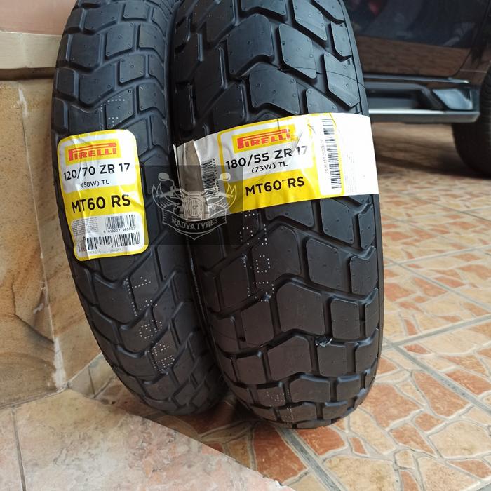 Ban pirelli MT 60 RS 120/70-17 180/55-17