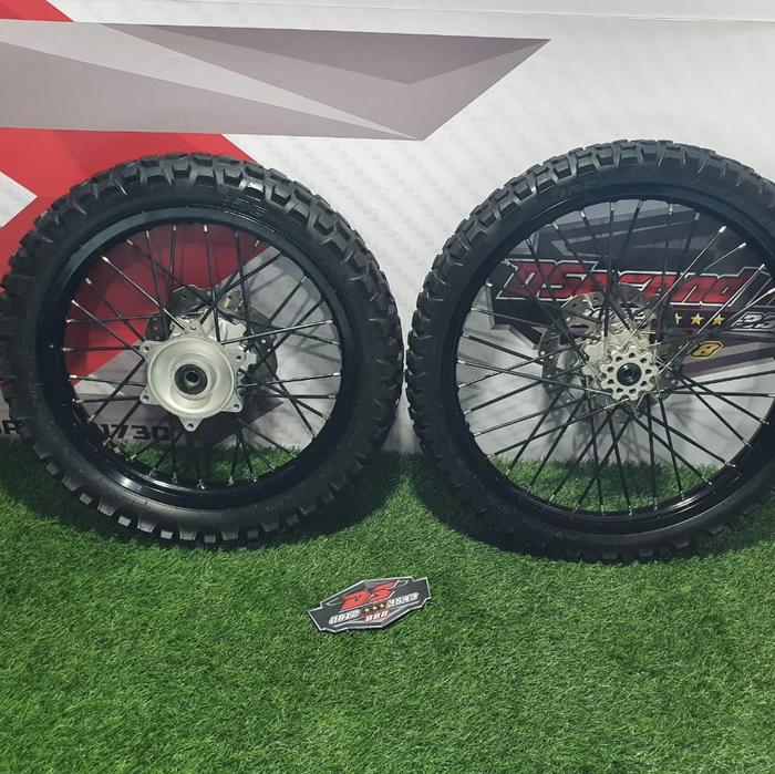 wheelset velg crf 150l hitam original 18-21 takasago velg cross trail