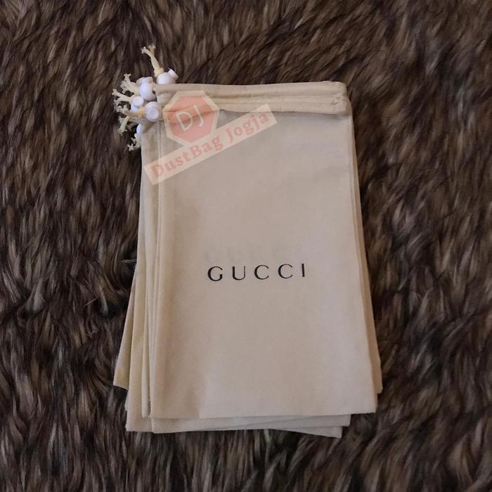 DB Wallet GUCCI DustBag Tas Serut Sarung Cover Dompet Dust Bag Branded