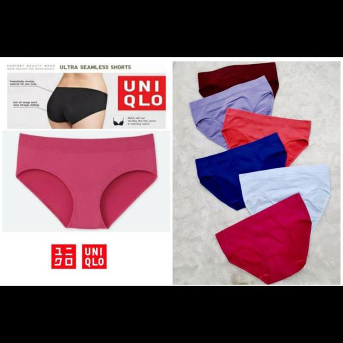 UNIQLO ultra soft seamless panty size M, L, XL