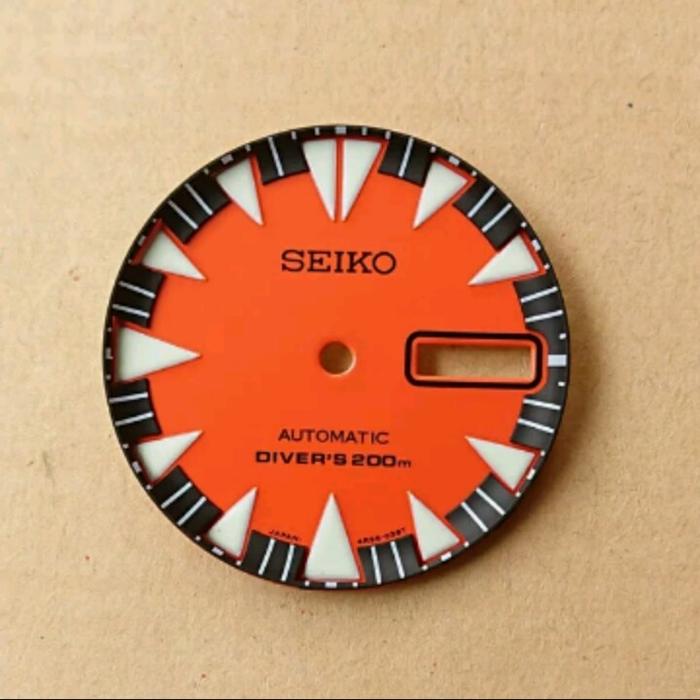 Dial seiko monster SRP orange 7s NH
