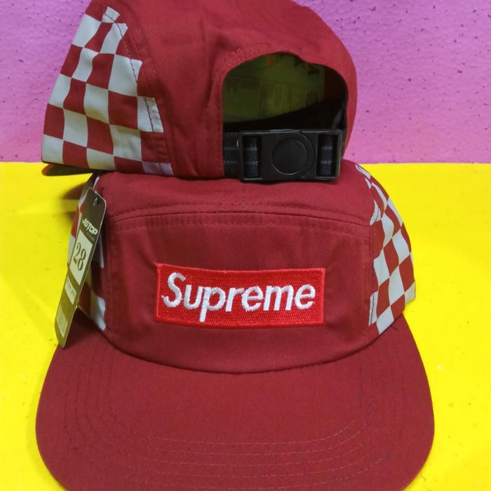 TOPI 5PANEL SUPREME CREKERBOARD