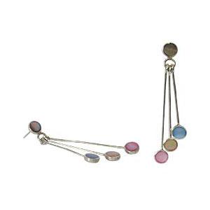 Anting multicolor shell perak ESSC021
