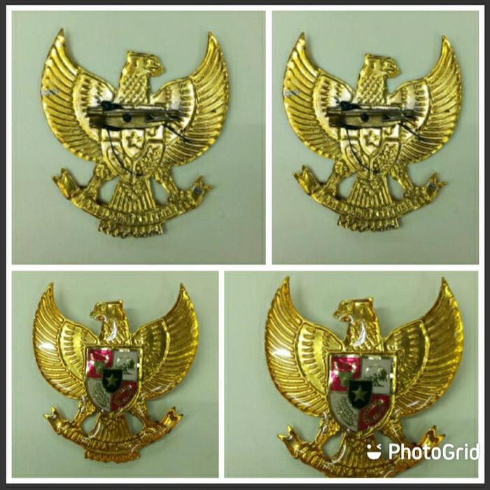 PIN GARUDA EMAS 7CM