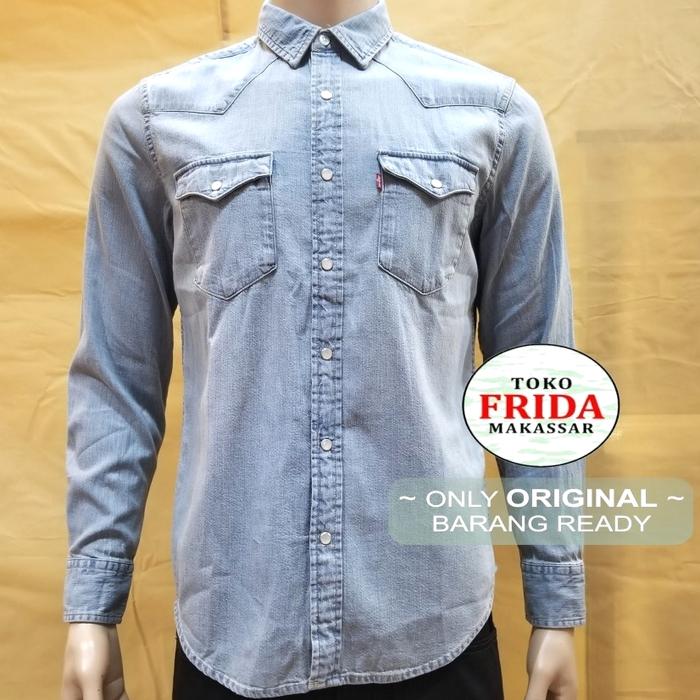 Levis Original Shirt Men's Kemeja Jeans Pria Art:857450003