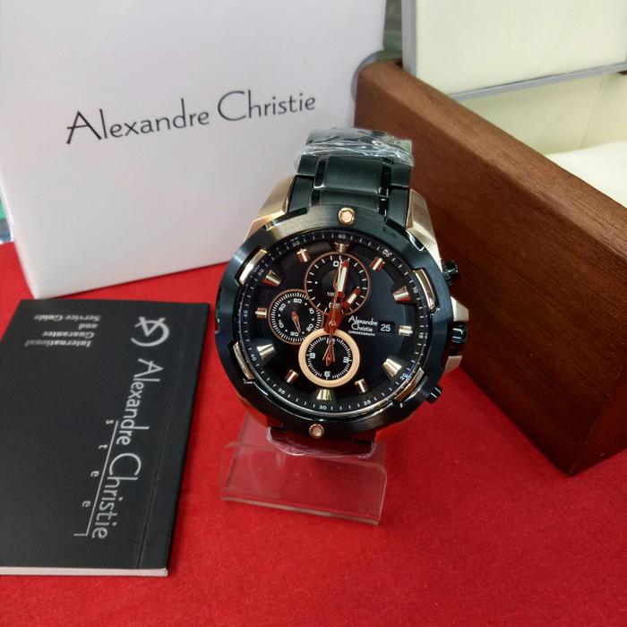 Jam Tangan Analog Pria Alexandre Christie Ac 6305 MC All Stainless