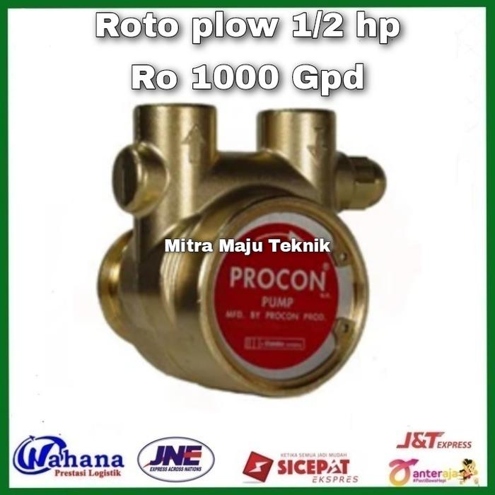 Pompa Rotoflow 1-2 HP Kepala Pompa Booster Pump RO