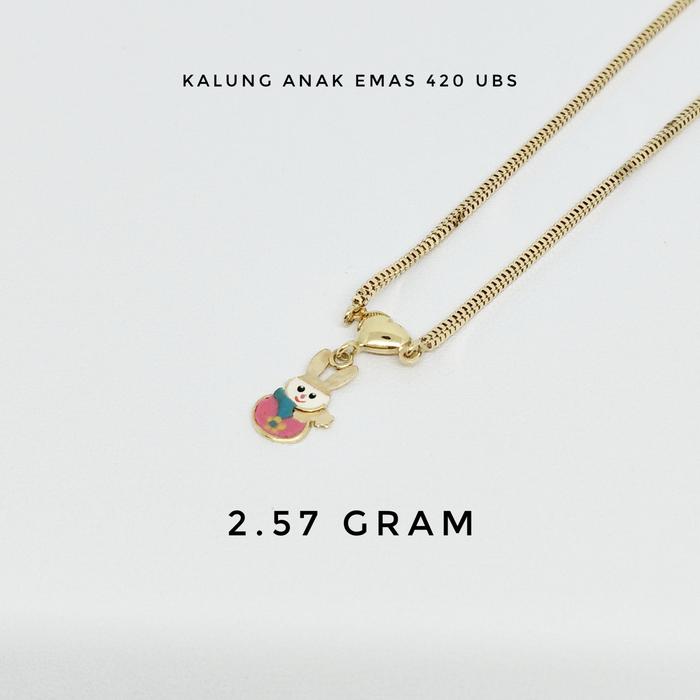 Kalung Anak Emas 420 UBS Estimasi Berat 2.57 gram