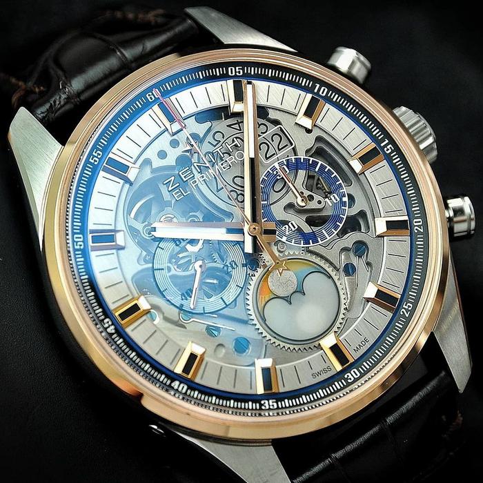zenith chrono master elprimero skeleton open jam pria