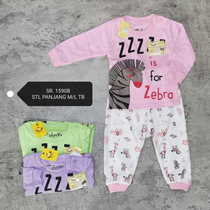 piyama bayi perempuan zebra leeva