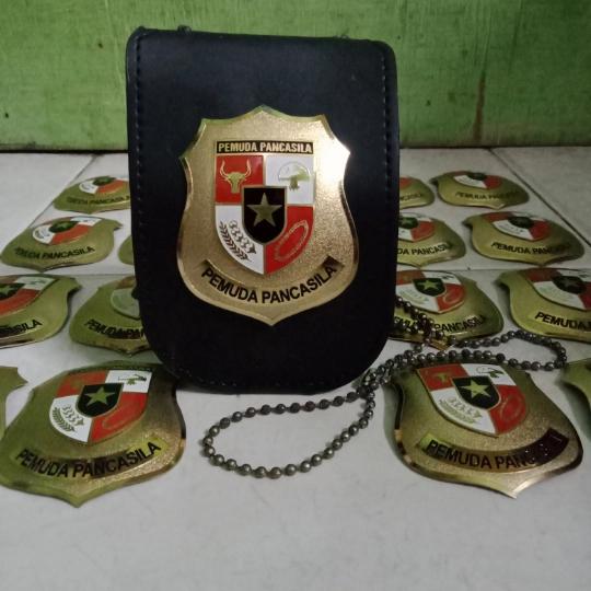 Nama tag id card kalung lencana KTA pemuda Pancasila