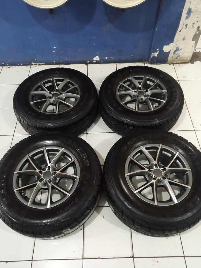 Velg Bekas Racing Liquid Metal R15+Ban GT Radial 235 70 kondisi 70%