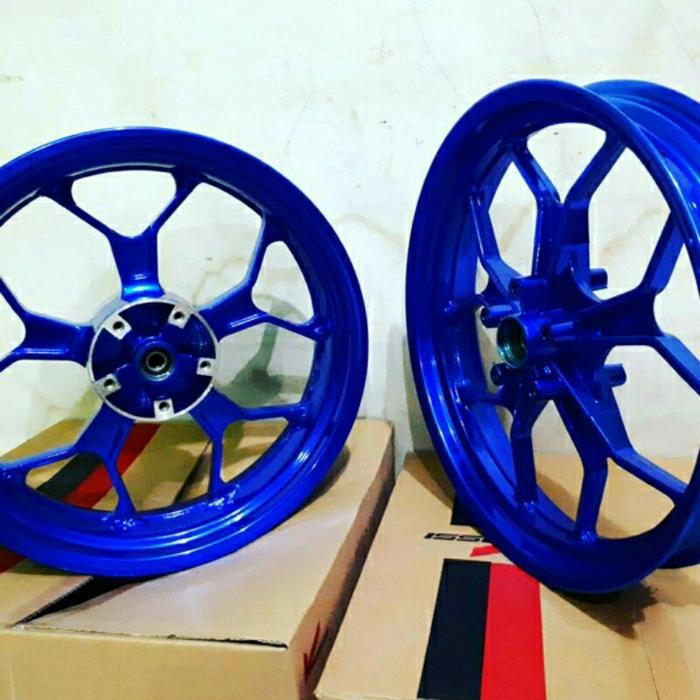 velg vrossi new vixion blue candy, velg lebar new vixion blue candy do