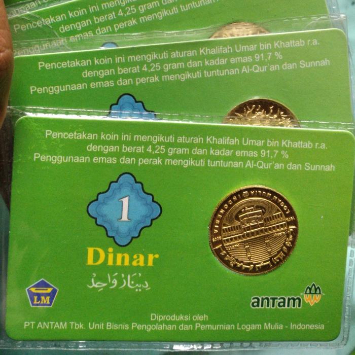 Koin Antam Dinar Wahid 4,25 gram 22karat