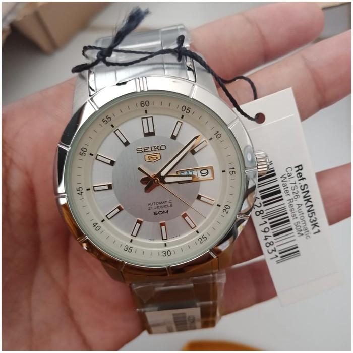 JAM TANGAN PRIA SEIKO SNKN53K1 SNKN53 AUTOMATIC ORIGINAL GARANSI RESMI