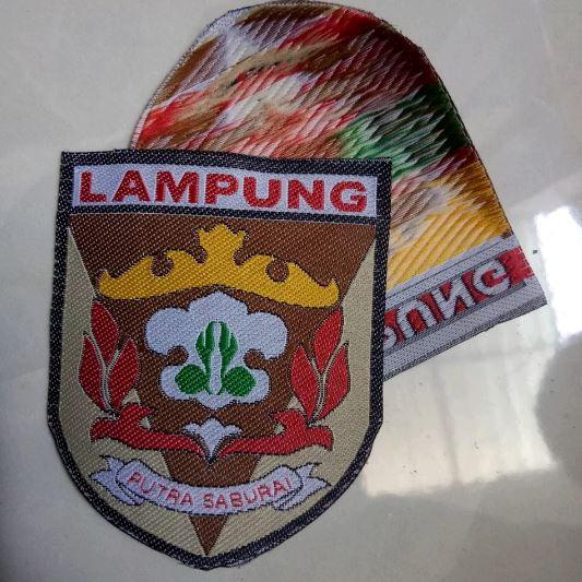 Badge Bet Pramuka Kwarda Lampung Woven