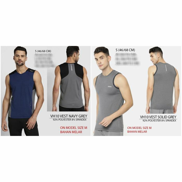 Kaos Van Hausen Vest Solid SportWear VH10
