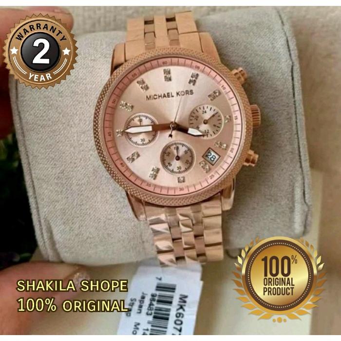 [ Original 100% ] Jam Tangan Wanita Original MK6077 Garansi 2th