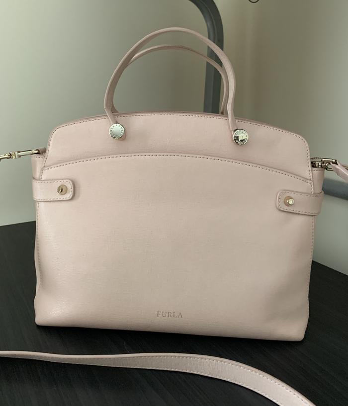 SOLDPreloved Furla Agata Medium- Moonstone