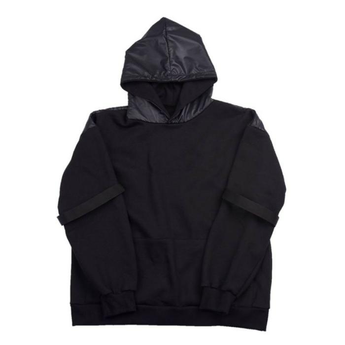 BELT HOODIE COMBINE hoodie pria aksen belt sweater pria