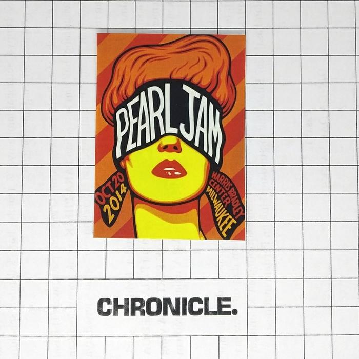 STICKER VINYL WATERPROOF PEARL JAM 11