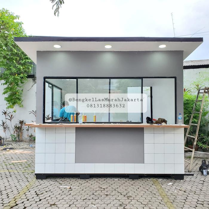 Booth Stand Partisi Semi Permanent Gypsum Grc