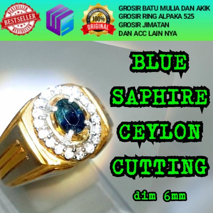 BATU PERMATA BLUE SAPHIRE CEYLON SRILANKA