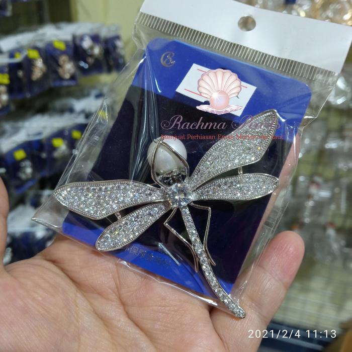 bros tuspin premium brooch mutiara air laut asli lombok terlaris 05