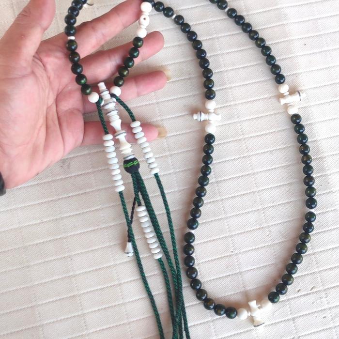 TASBIH TIJANI YUSER KOMBINASI PUTIH