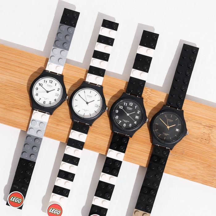 aPCB - (CASIO) LEGO brick watch || Jam Tangan || Jam Lego || Kado Unik